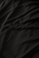 Sensual Spring 1973 Yves Saint Laurent Runway Black Silk Jersey Front, Side & Back Plunge Dress