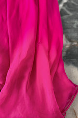 Gorgeous Pre-Fall 2011 Alexander McQueen by Sarah Burton Pink Silk Chiffon Dress w Jeweled Belt