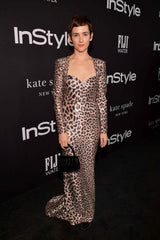 Sexiest Fall 1995 Loris Azzaro Couture Sequin Covered Leopard Print Dress w Open Cut Outs