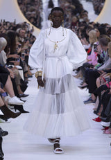 Spring 2020 Valentino by Pierpaolo Piccioli Runway White 'Le Blanc' Tuxedo Front Dress