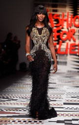 Extraordinary 2015 Roberto Cavalli Runway Feather & Net Dress w Bead & Sequin Detailing