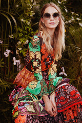 Iconic Spring 2015 Valentino Printed Tiered Runway Dress by Maria Grazia Chiuri & Pier Paolo Piccioli