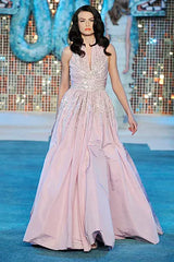Beautiful Resort 2009 Christian Dior by John Galliano Purple Bias Silk Crepe Dress w Plunge Front & Train