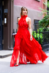 Emilio Pucci Fall 2015 by Peter Dundas Red Dress