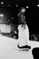 Well Documented Spring 1980 Yves Saint Laurent Black & White Polka Dot Silk Chiffon Top