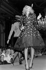 Fall 1979 Yves Saint Laurent Unlabled Haute Couture Black Silk Dress w Sequin & Rhinestone Detailing