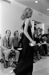 Fantastic 1973 Halston Runway Pale Blue Green Double Layer Silk Jersey Sleeveless Tank Dress