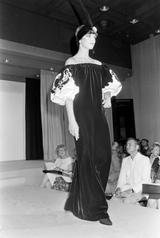 Fall 1977 Pierre Balmain Haute Couture Lesage Beaded Velvet Dress