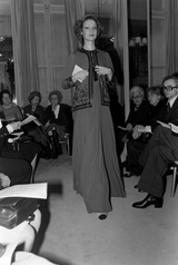 Spring 1976 Chanel Haute Couture Silk Jersey Dress & Lesage Beaded Jacket
