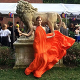 Resort 2016 Stella McCartney Runway Finale Look 34 Silk Dress w Gold Metal Collar & Ruffled Hem