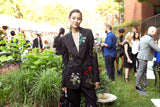 Prettiest Resort 2016 Stella McCartney Look 8 Crisply Tailored Jacket & Pant Suit w Floral Embroidery