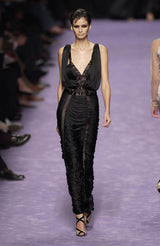 Spring 2003 Yves Saint Laurent by Tom Ford Runway Dress w Soft Gathered Detailing