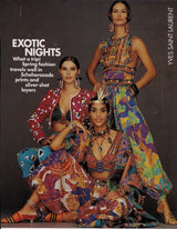 Prettiest Spring 1991 Yves Saint Laurent Runway Printed One Shoulder Easy to Wear Dress