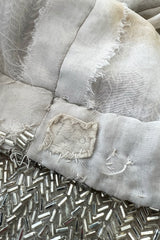 Extraordinary Fall 1975 John Anthony Couture Ivory Silver Hand Beaded Runway Sample Dress