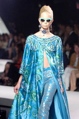 Cruise 2008 Christian Dior by John Galliano Look 2 Coat or Dress w Extensive Beadwork