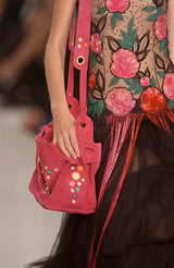 Dreamy Spring 2002 Blumarine Runway Black Silk Net & Chiffon Floral Sequin & Bead Dress