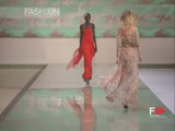 Prettiest Spring 2003 Original Valentino Runway Look 64 Red Silk Dress w Silk Chiffon Ties