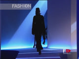 Amazing Spring 2001 Thierry Mugler Couture Runway Brown  Silk Net Wrap Top w Leather Detailing