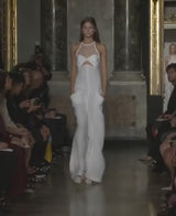 Runway Spring 2013 Emilio Pucci by Peter Dundas Look 41 White Silk Halter Dress w Pockets