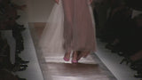 Prettiest Spring 2011 Valentino by Pierpaolo Piccioli & Maria Grazia Chiuri Pastel Coral Ruffled One Shoulder Silk Chiffon Dress
