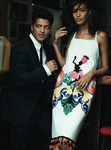 Exceptional Spring 2011 Prada Runway & Ad Campaign Embroidered White Dress