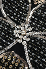 c.1978 Unlabeled Marc Bohan for Christian Dior Haute Couture Lesage Beaded Top