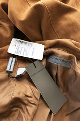 1990s Alberto Ferretti Butter Soft Detailed & Beaded Suede Jacket