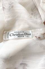 Spring 1981 Christian Dior by Marc Bohan Haute Couture Silk Top & Skirt Set