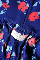 1970s Silk Celia Birtwell Print Ossie Clark