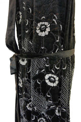 Rare 1920s Couture Rue De La Paix Flapper Dress