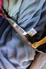 1970s Bill Blass Couture Ombre Gown