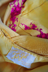 1950s Dress & Jacket w Pink Accents