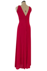 Spring 1976 Chanel Haute Couture Silk Jersey Dress & Lesage Beaded Jacket
