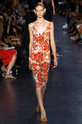 S/S 2015 Runway Altuzarra Floral Silk Scooped Back Dress