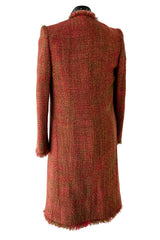 Fall 2000 Chanel by Karl Lagerfeld Haute Couture Runway Look 17 Sleeveless Dress & Coat