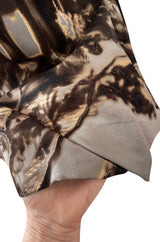 Scenic Print Fall 2004 Prada Runway & Ad Campaign Skirt w Gathered Bottom