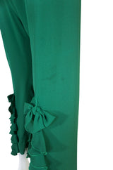 Rare 1960s Lucie Ann Crepe Jumpsuit