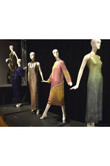 1983 Halston Sequin and Bead Covered Top & Skirt Dress Set