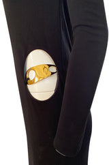 Important Fall 1996 Tom Ford for Gucci KeyHole Gown w Gold G-string Belt