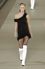 F/W 2006 Chanel Runway Semi-Sheer Silk Baby Doll Dress