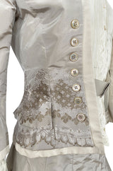 Spring 2005 Alexander McQueen 'It's Only a Game' Runway Skirt & Jacket Set