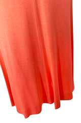 Early 1970s Bob Mackie Ray Aghayan One Shoulder Beaded Jersey Dress