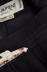 Rare Late 1960s Custom Yves Saint Laurent Suit