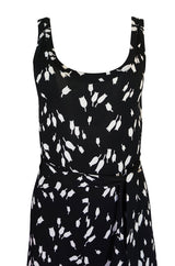 c.1976 Diane Von Furstenberg Black & White Jumpsuit & Jacket Set