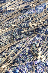 1950s Sorelle Fontana Alta Moda Couture Sequin, Bead  & Pearl Dress