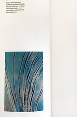 1974 Thea Porter Couture Documented 'Wave' Print Silk Chiffon Backless Dress