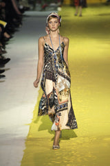 S/S 2006 Christian Lacroix RTW Runway Look 61 Silk Halter Dress