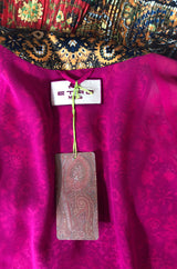 S/S 2017 Etro Look 22 Printed Plisse Washed Silk Jacket or Light Coat