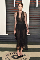 Documented Spring 1979 Bill Blass Couture Black Silk Swiss Dot Net Dress