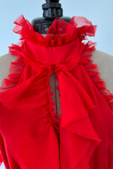 Emilio Pucci Fall 2015 by Peter Dundas Red Dress